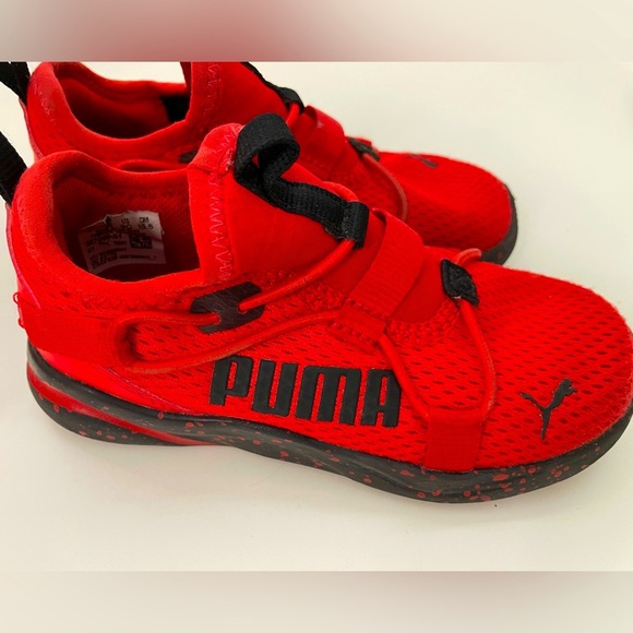 PUMA Kids Red Athletic Shoes - Size 9C - Picture 6 of 9